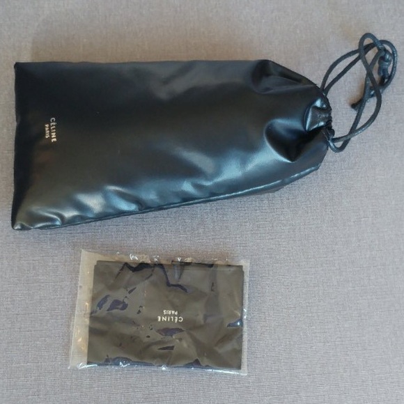 Celine Women's Round Sunglasses Black New, 57mm - Picture 7 of 7